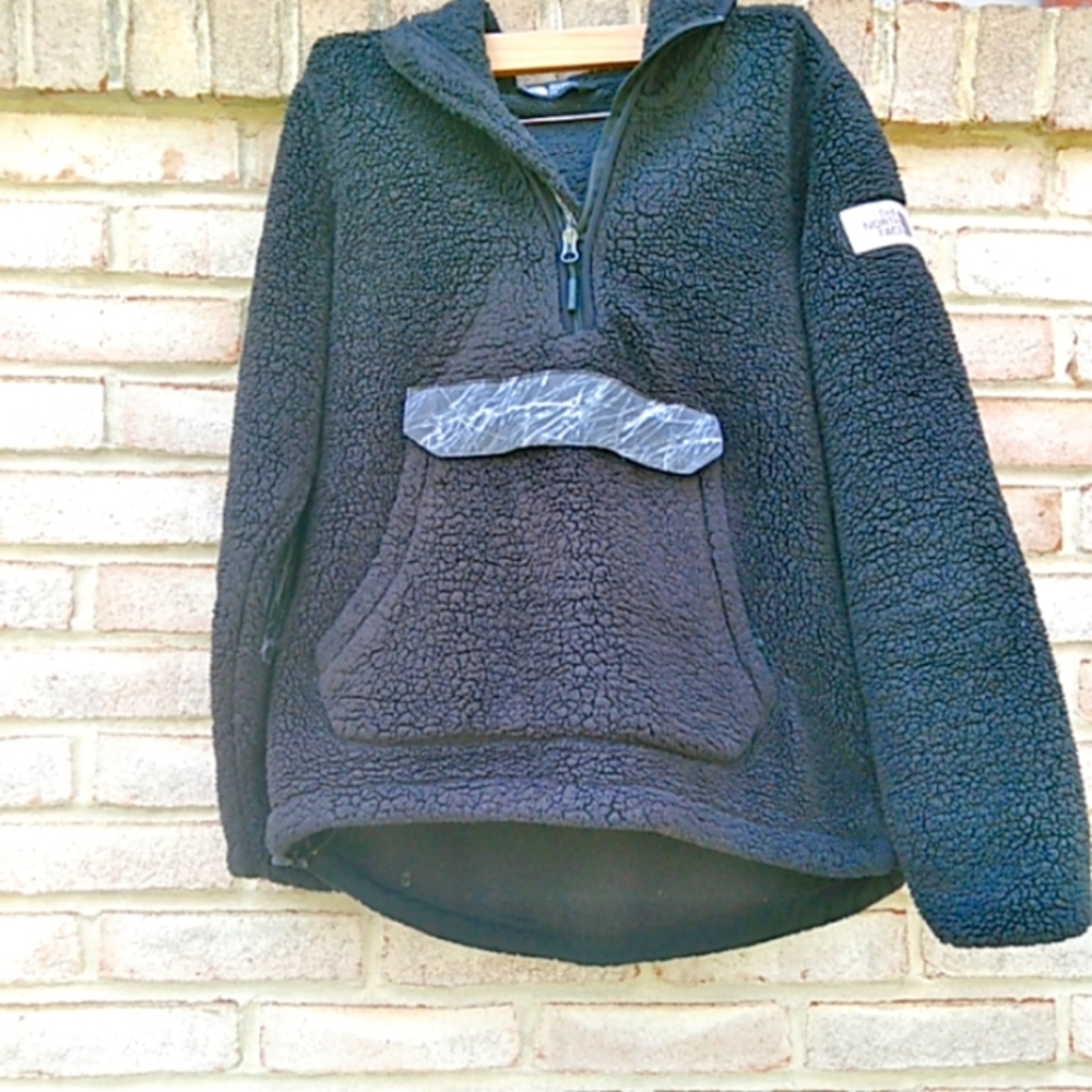 The North Face | Hooded fleece with velcro pocket Medium